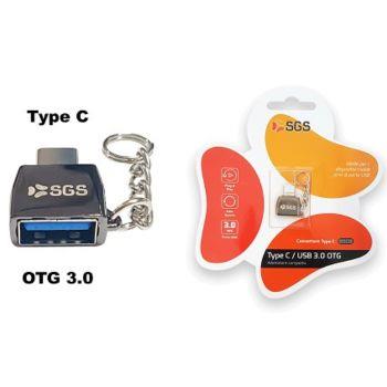 Adattatore SGS da M Type-C a F USB 3.0 OTG