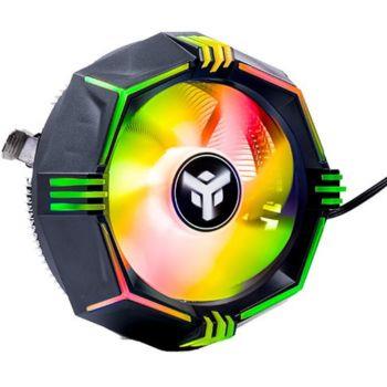 Dissipatore ad aria ICY-4LPR - Skt universale, 65W TDP, Low Profile, RGB