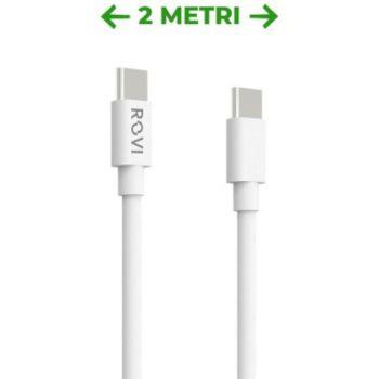 Rovi sa10cc Elegant Type-c / Type-c Cable - 2m bianco