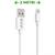 Rovi sa10c Elegant Fast cable for type-c- 2m bianco