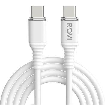 Striped - Cavo in PVC da Type-C a Type-C (100cm)