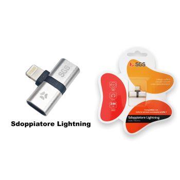 Adattatore/Sdoppiatore SGS da M Lightning a 2x F Lightning