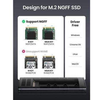 UGREEN Case esterno per SSD M.2, 5Gbps