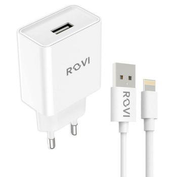 Travel Charger Kit ST450L - 2.1A 1 USB Cavo Lightning