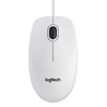 Mouse LOGITECH OEM - B100- USB- Ottico- Bianco