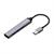 Hub usb 3.0 4 porte grey Aisens