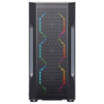 Case SUPREME TB - Gaming Full Tower, 4x12cm ARGB fan, 2xUSB3, Side Glass
