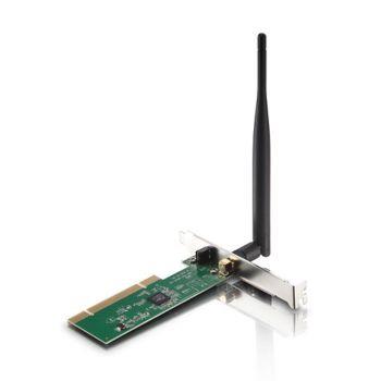 Scheda di Rete Wireless N 150Mbps PCI con antenna staccabile