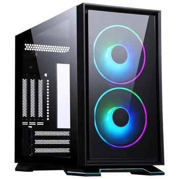 Case GALAXY 2Q - ITX Mini Tower, 2x12cm ARGB fan, 2xUSB3, 2x Front Panel