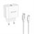  Fast Charger Kit ST611 - 20W 1 USB-C Cavo Type C -Lightning
