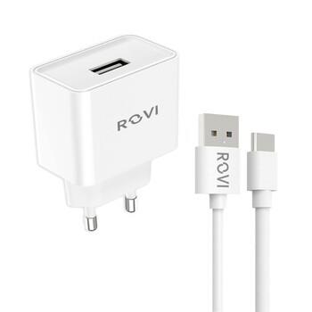 Travel Charger Kit ST450C - 2.1A 1 USB Cavo Type C