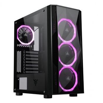 Case SHAKE EVO - Gaming Middle Tower, USB3, 4x12cm ARGB fan, Side Panel