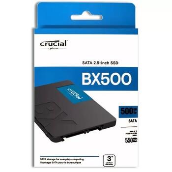 SSD Crucial BX500 500GB 3D NAND SATA 2,5